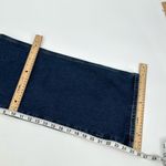 ZARA Jeans Womens USA 6 Wide Leg High Waist Crop Blue Denim Gold Accent Buttons Photo 10