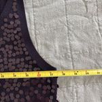 Eileen Fisher Merino Wool Purple Sequin Tank Top Shell Scoop Neck Size Small Photo 5