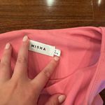 MISHA Alaska Midi Dress Pink Photo 8