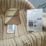 Forever 21  Pantone M Womens Cable Knit Shorts Sand Beige Drawstring Waist Casual Photo 2