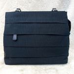 Salvatore Ferragamo Black Canvas Chain Link Shoulder Bag Photo 4