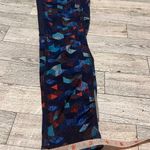 Athleta Be Free Mesh Leggings Womens Size S Blue Geo Stash Pockets Full Length Photo 4