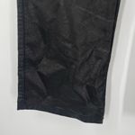 Free People  Faux Leather Pants Size 10 Sasha Cropped Crop Black Vegan Flare NWT Photo 10