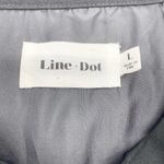 Line and Dot Freya Jumpsuit Halter Tie Wide Flare Leg Black Sleeveless Women's L Photo 9