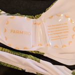 Farm Rio π Palm Fan Bikini Set Triangle Bikini Top + Low Bikini Bottom XL/L NWT Photo 13