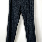 Soft Surroundings  Womens Black Leopard Print Legging Ankle Pants Size S Photo 0