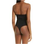 Alice + Olivia New! Sariya Cutout Black Bodysuit Chain Neck Medium $250 Photo 5