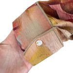 Radzoli Artsy Floral Button Up Collared 3/4 Roll Tab Sleeve Tunic Dress Size S Photo 4