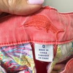 Tommy Bahama Women's Red Cotton Tencel Spandex Chino 9" Shorts Size 0 Summer Photo 4