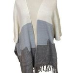 LC Lauren Conrad Colorblock sweater poncho Photo 0