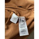 House of Harlow  Ribbed Cinnamon One Shoulder Knee Length Dress Photo 4