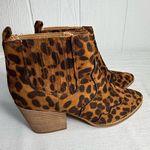 Beast Fashion  Brown Leopard Ankle Booties Photo 6