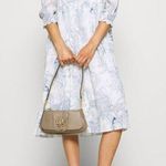 $550 NWOT SEE BY CHLOÉ Floral Printed Dress White Light Blue Size 38 Silk blend Photo 2