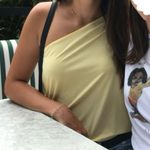 Nordstrom Yellow One Shoulder Blouse Photo 1