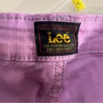 Lee  8 Medium Lilac Cropped Capri Straight Leg Jeans Photo 1