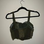 Aeropostale  Green Plaid Crop Tank Top Photo 3
