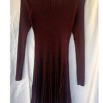 EXPRESS Long Sleeve Ribbed Knit Sweater Dress Small Vamp Whimsigoth Fairy Goth Photo 4