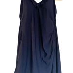 MiracleSuit  Navy Blue Halter Swim Dress Side Ruched Size 14 Style 174014323 Photo 0