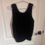 Commense Knit Tank Top Sleeveless Sweater Casual Layering Black XS NWOT Photo 3