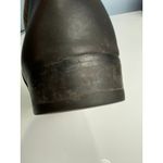 Coach Chrissi Riding Boots 7.5B Black Leather Brown Signature Logo Tall Boots Photo 15