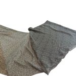 Max Studio 100% Silk Asymmetrical Midi Skirt Small Black Brown White in EUC Photo 6