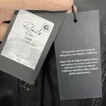 Rails NWT Ruby Faux Leather Black Mini Shirtdress Women's Size XS Long Sleeve Photo 7