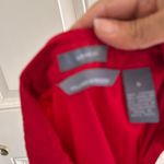 Hillard & Hanson  Womens Stretch Red Sleeveless Button-Up Shirt - Size M Photo 5