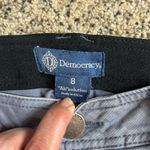 Democracy  Absolution Cargo Utility Pants Size 8 Roll Cuff Blue Shadow Stretch Photo 3
