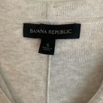 Banana Republic Hooded Zip Front Sweater S 22” p2p Oatmeal Heather $129 NWOT Photo 1
