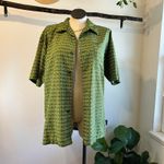 Aerie  Blue Waffle Knit Deep Plunge Lace Trim One Piece Swimsuit Size Medium Photo 2