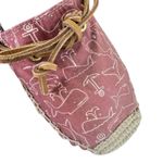Sperry Topsider Katama Whale Print Slip on Espadrille Flats Women's Size 8 Photo 1