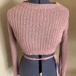 Debut Pink Ribbed Knit Sweater M/L Photo 0
