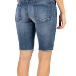 Kut From The Kloth NWT Sophie Distressed Denim Bermuda Shorts Women's Size 2 Photo 2