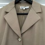 Salvatore Ferragamo COPY - Vintage Tan 3-Button Blazer Bell Sleeve Sz 10 Photo 11