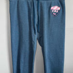 Victoria's Secret Pink Joggers Low Rise Navy And Pink Vintage Y2K Size XS EUC Photo 0
