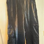 WAYF  Black Cargo Pants-Large Photo 3