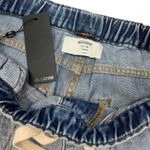 One Teaspoon New Shabbies Drawstring Boyfriend Destroyed Cuffed Montana Blue XS Photo 12