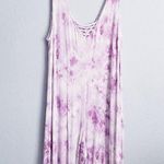 Wonderly  White And Purple Tie Dye Wide Leg Romper Photo 6