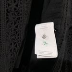 Point Sur J. Crew Womens Size Small Black Button Up Crinkle Long Sleeve Blouse Photo 5