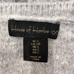 House of Harlow 1960 Cable Knit Bodycon Mini Dress Small Gray Winter Cozy Party Photo 4