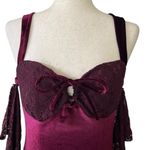 Cherley Black Cherry Velvet Maxi Dress Purple Size M Photo 8