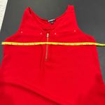 EXPRESS  Red Zip Up Tank Top Photo 6