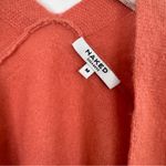 NAKED 100% cashmere pink coral open cardigan NEW Size M Photo 2