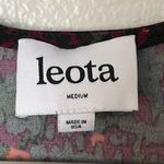 Leota Leotta Perfect Faux Wrap Purple Gray Pink Cheetah Print Dress Size Medium Photo 1