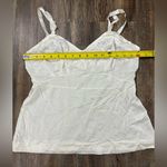 Richform Vintage White Floral Lace Nylon Slip Cami Large Coquette Babydoll Cute Photo 1