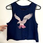American Eagle  Navy Blue Cropped Tank - Extra Small Photo 2