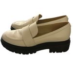 Michael Michael Kors  Women's Light Cream Ivory Parker Lug Leather Loafers Size 9 Photo 2