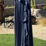 Clayton  small ruffle blue maxi Photo 1