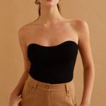 Crescent Rey Knit BANDEAU Corset Top Photo 2