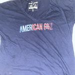 American Girl Comfy Tee Blue Size L Photo 0